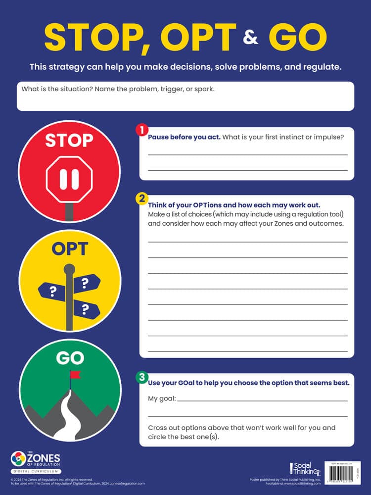 Zones STOP, OPT & GO poster (dry-erase) – product video preview