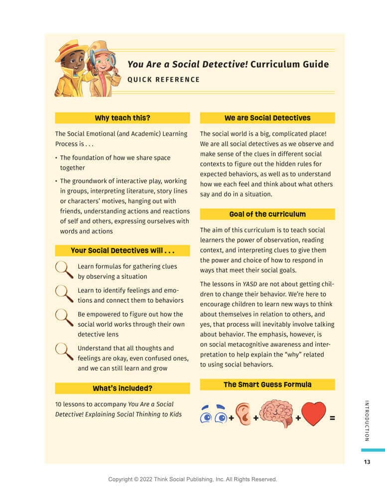 You Are a Social Detective! Teaching Curriculum & Support Guide – view image 2