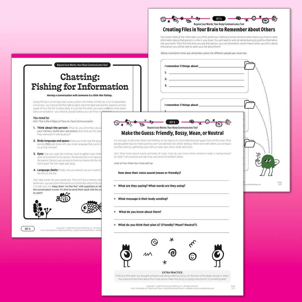 Thinksheets for Tweens & Teens Set 1 (Digital Download) – view image 3