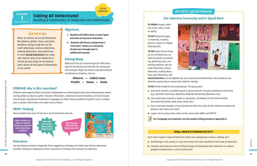 You Are a Social Detective! Teaching Curriculum & Support Guide – view image 3