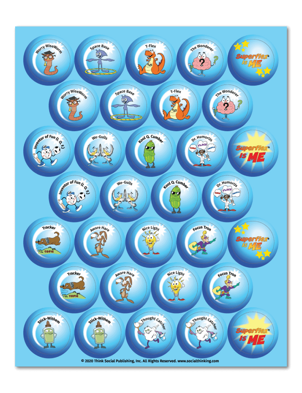Superflex Super Sticker Collection: Thinkables & UnthinkaBots – view image 4