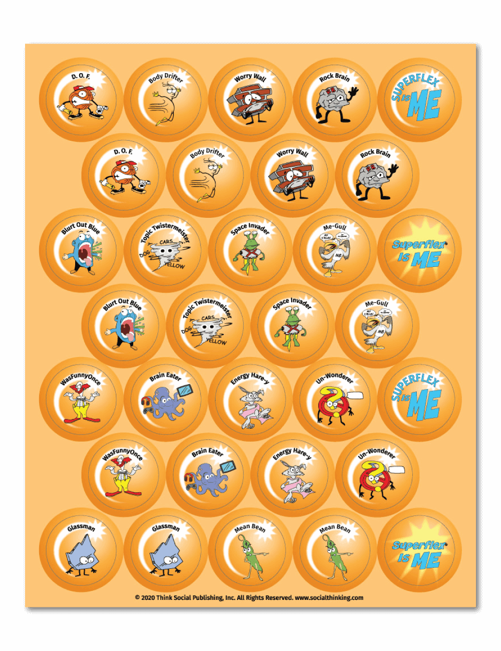 Superflex Super Sticker Collection: Thinkables & UnthinkaBots – view image 3