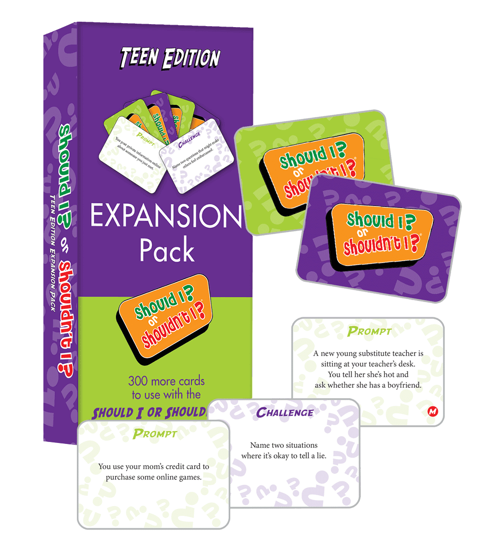 Should I? or Shouldn’t I? Teen Game + Expansion Pack Bundle – view image 3