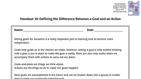 Free Thinksheet